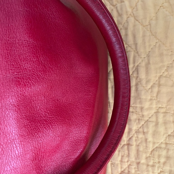 Rebecca Minkoff Red Leather Satchel w/ Crossbody Handle - Picture 12 of 16